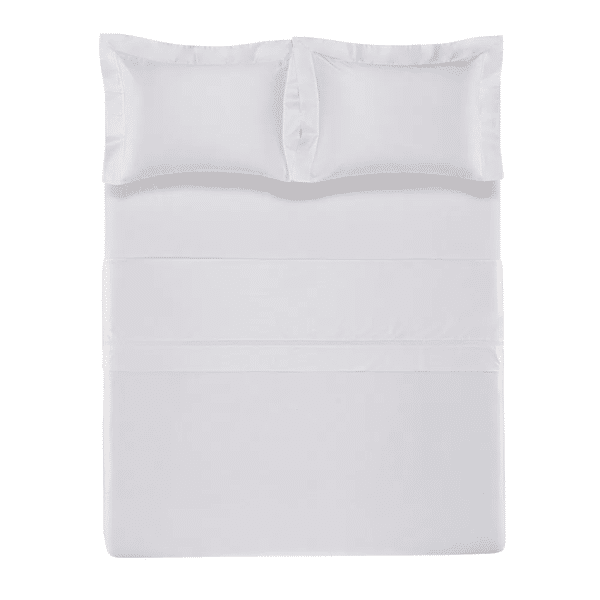 Jogo de Cama King Delfine Branco 100% Algodão Egípcio Trussardi - Image 2