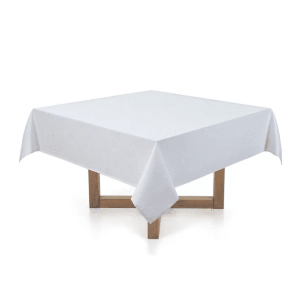 Toalha De Mesa Sempre Limpa Vilares Branco Quadrada 8 Lugares Karsten