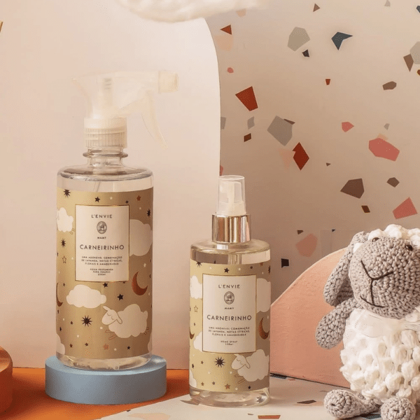 Kit Água Perfumada E Home Spray Mamy Carneirinho  Infantil L’envie