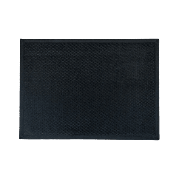 Tapete Para Cozinha Passadeira  Multti Preto Antiderrapante 50cm X 70cm Kacyumara